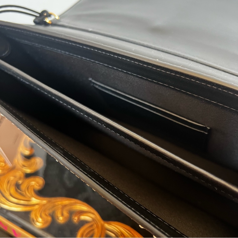 Roberto Cavalli Python Gold Coin Chain Bag - Picture 6 of 7